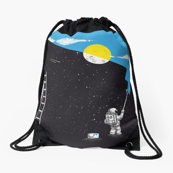Painting Day Drawstring Bag