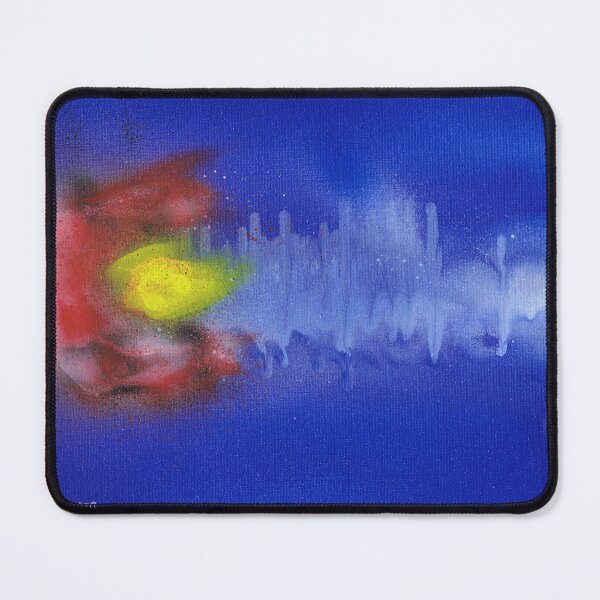 Sound Wave Flag Mouse Pad