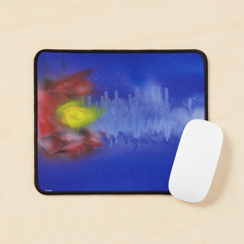 Sound Wave Flag Mouse Pad