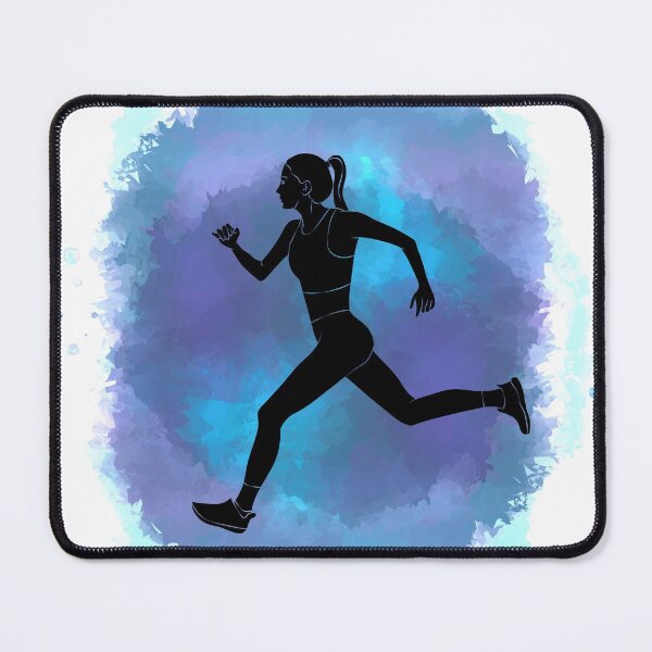 Item preview, Running Watercolor Girl designed and sold by TheInkElephant.