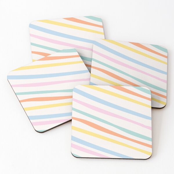 Item preview, Cute background with pastel lines pattern designed and sold by Sneh Universe.