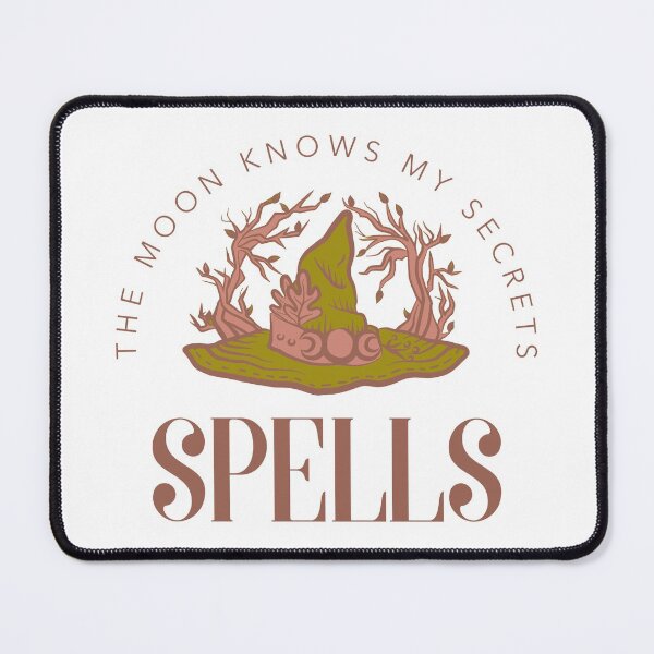Item preview, Green Witch Spells Hat Moon Phase Mystic Halloween Neutral Boho Classic T-Shirt Magnet Stickers designed and sold by FallingAdorn.
