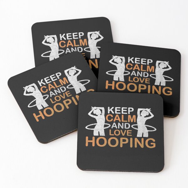 Item preview, Keep Calm And Love Hooping Hulahoop Hula Sport designed and sold by DerNerd.