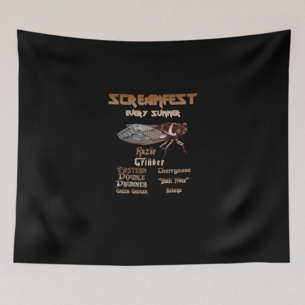 Item preview, Screamfest the Australian cicada festival designed and sold by CAINIA.