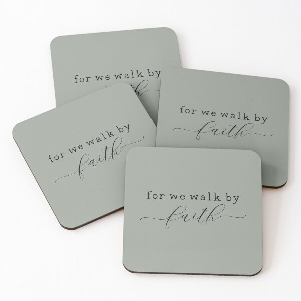 Item preview, For we Walk by Faith designed and sold by Sheepherder120.