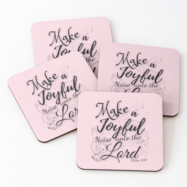 Item preview, Cats playing Make a Joyful Noise unto the Lord Psalm 100 designed and sold by onlyscriptures.