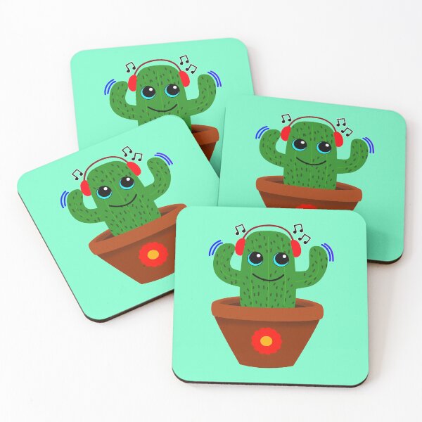 Item preview, Dancing Cactus - Cute Cactus Having a Boogie designed and sold by JulieSouster.