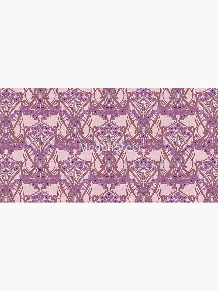 Art Nouveau Garland in Mauve by MeganSteer