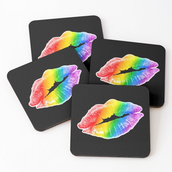 Item preview,  Rainbow lips LGBTQ -LGBTQ pride designed and sold by Designs Of all kinds.