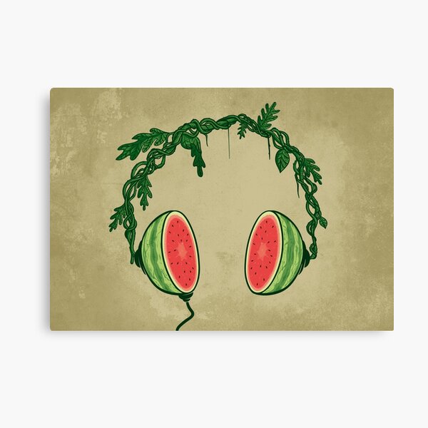 Watermelon beats Canvas Print
