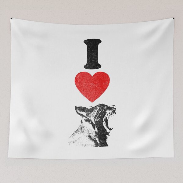 Item preview, I heart lynx love lynx lynx motif heart designed and sold by DerNerd.