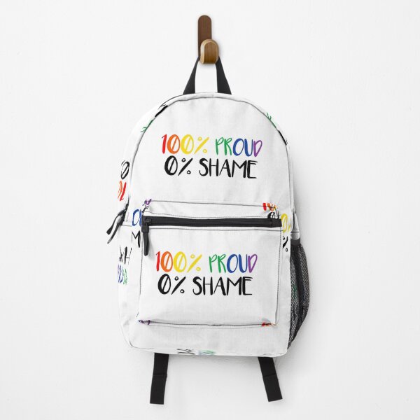Item preview, 100% proud 0% shame Rainbow LGBTQ -LGBTQ pride designed and sold by Designs Of all kinds.