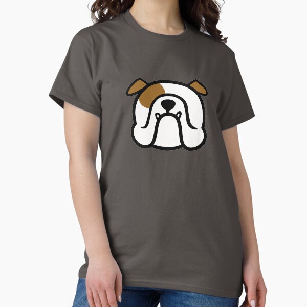 Item preview, English Bulldog - white and brown BULLDOG - best Bully dog gift by smooshfaceunited  designed and sold by smooshfaceutd.