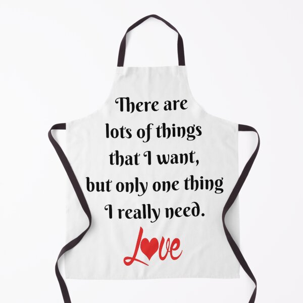 Item preview, There are lots of things that I want, but only one thing I really need. Love Heart designed and sold by Craftynistia.
