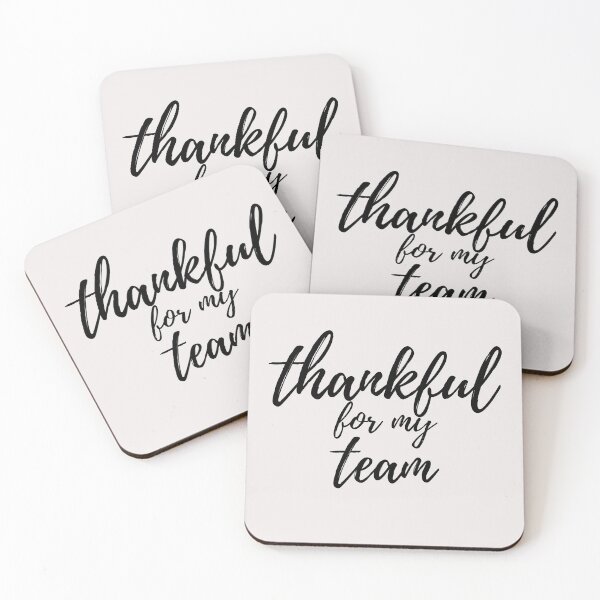 Item preview, Thankful for My Team designed and sold by curlybubbles.