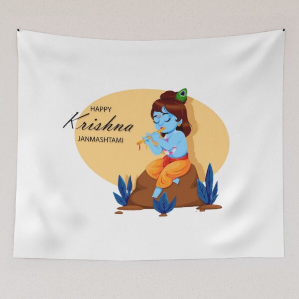 Item preview, Happy Janmashtami designed and sold by KECHOAK.