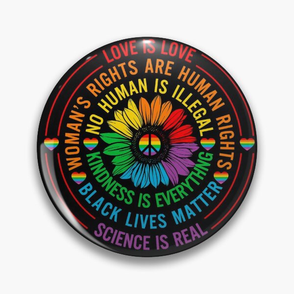 Item preview, Love is love Rainbow flower power LGBTQ -LGBTQ pride designed and sold by Designs Of all kinds.