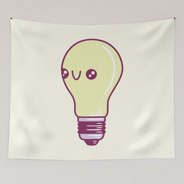 Item preview, Adorable kawaii lightbulb designed and sold by TamGustam.
