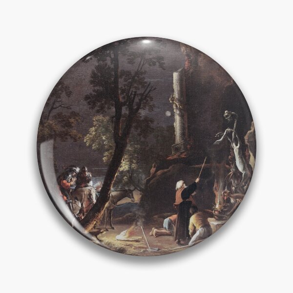 Item preview, Scenes of Witchcraft: Night (c. 1645) Salvator Rosa, Gothic Art Digitally Remastered designed and sold by CoolArtGeek.