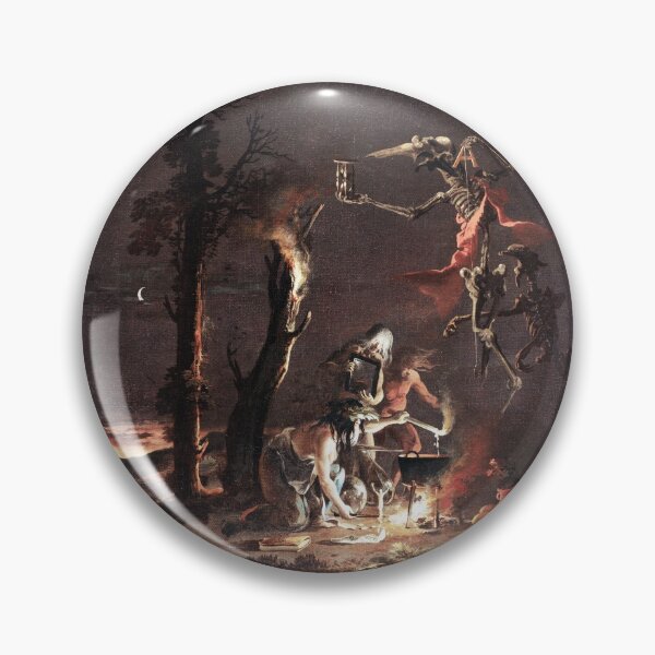 Item preview, Scenes of Witchcraft: Evening (c. 1645) Salvator Rosa, Gothic Art Digitally Remastered designed and sold by CoolArtGeek.