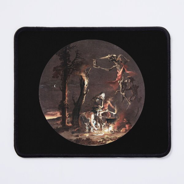 Artikelvorschau, Scenes of Witchcraft: Evening (c. 1645) Salvator Rosa, Gothic Art Digitally Remastered entworfen und verkauft von CoolArtGeek.