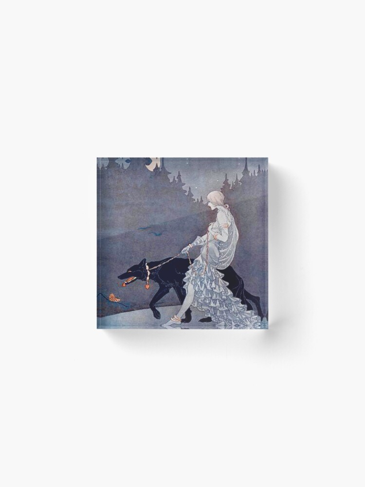 Alternate view of “Queen of the Night” by Marjorie Miller (1928) Acrylic Block
