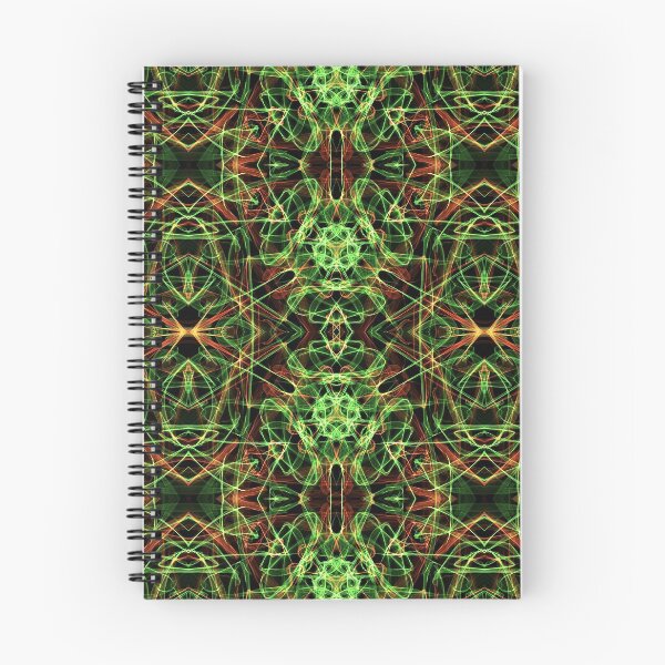 Item preview, Liquid Light Series #98 ~ Green and Orange Abstract Fractal Pattern designed and sold by Ascension Vibrations.