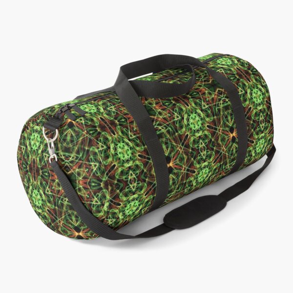 Item preview, Liquid Light Series #98 ~ Green and Orange Abstract Fractal Pattern designed and sold by Ascension Vibrations.
