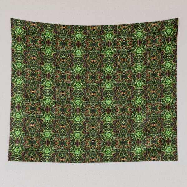 Item preview, Liquid Light Series #98 ~ Green and Orange Abstract Fractal Pattern designed and sold by Ascension Vibrations.