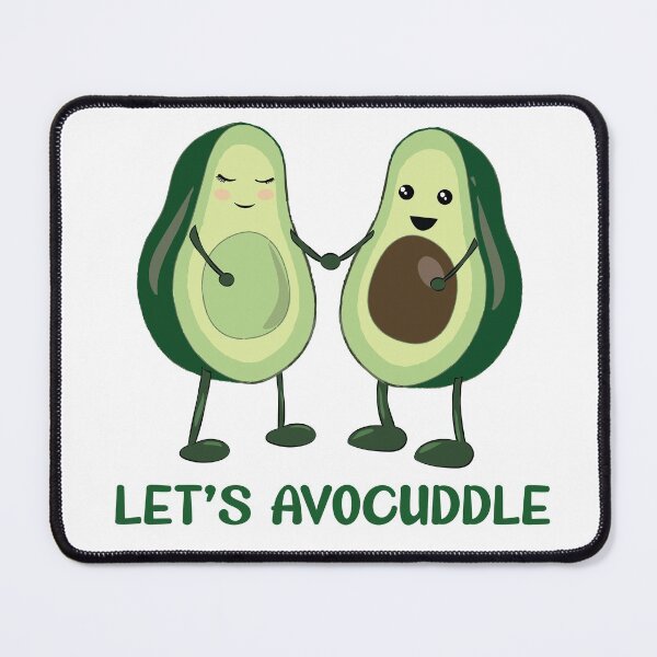 Item preview, Lets Avocuddle - Funny Food designed and sold by TheInkElephant.