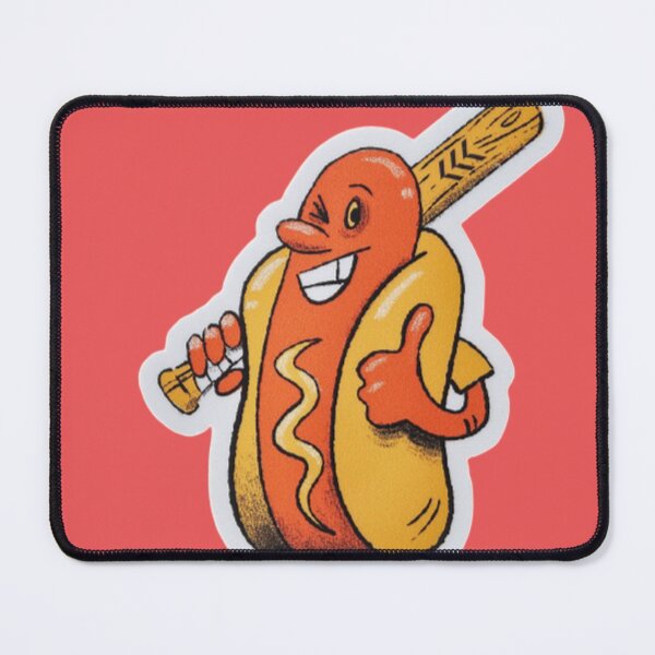 Item preview, Funny Badass Hot Dog with a baseball bat designed and sold by TALAT-SHOPS.