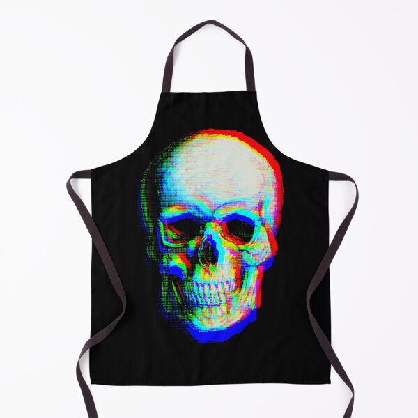 Item preview, Holographic Glitch Skull designed and sold by DemonicGloom.