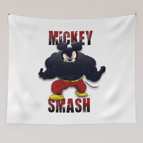 Item preview, Muscular Micky Smash Fanart Design designed and sold by Genjitsu-Art.