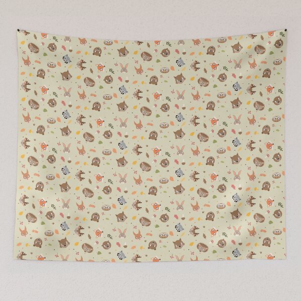 Item preview, Forest animals pattern designed and sold by daisyandlime.