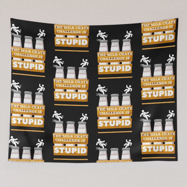 Item preview, The Milk Crate Challenge is Stupid designed and sold by mikefer.
