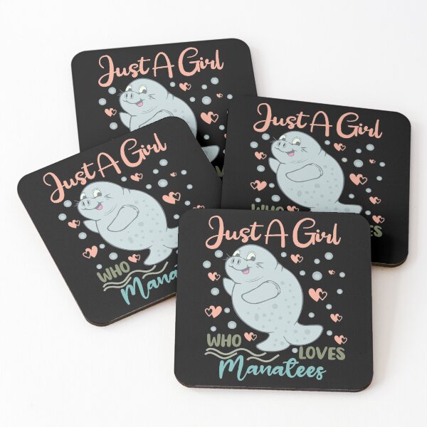 Item preview, Just A Girl Who Loves Manatees designed and sold by AmethystMurad.