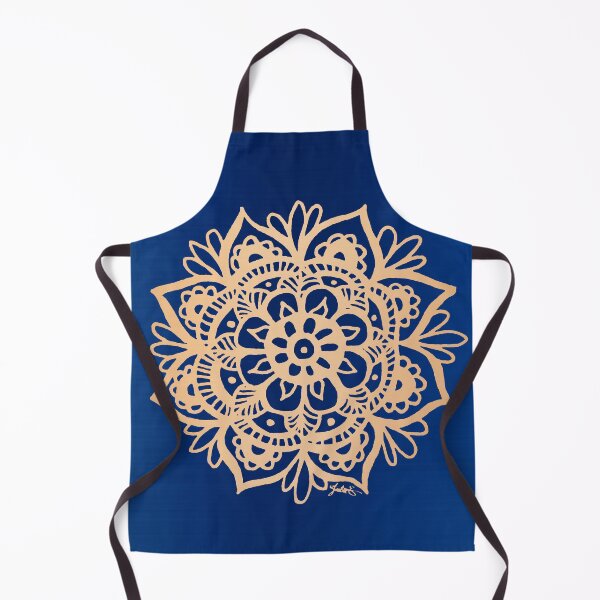 Item preview, Blue and Gold Mandala designed and sold by Julie Erin Designs.