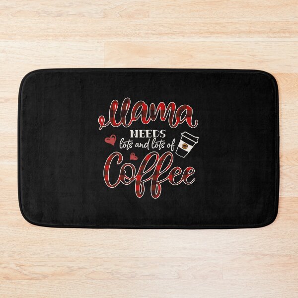 Item preview, Mama Needs Lots Of Coffee Funny Life Red Buffalo Plaid Mom designed and sold by tibblau.