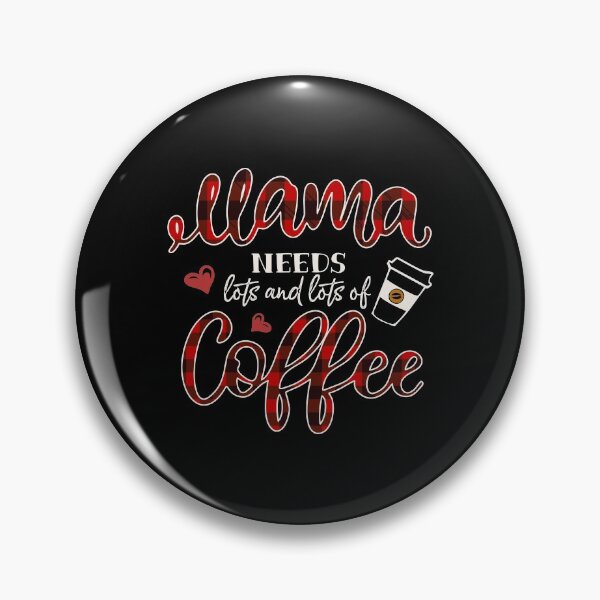 Item preview, Mama Needs Lots Of Coffee Funny Life Red Buffalo Plaid Mom designed and sold by tibblau.