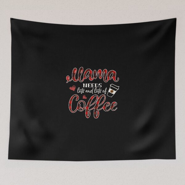 Item preview, Mama Needs Lots Of Coffee Funny Life Red Buffalo Plaid Mom designed and sold by tibblau.