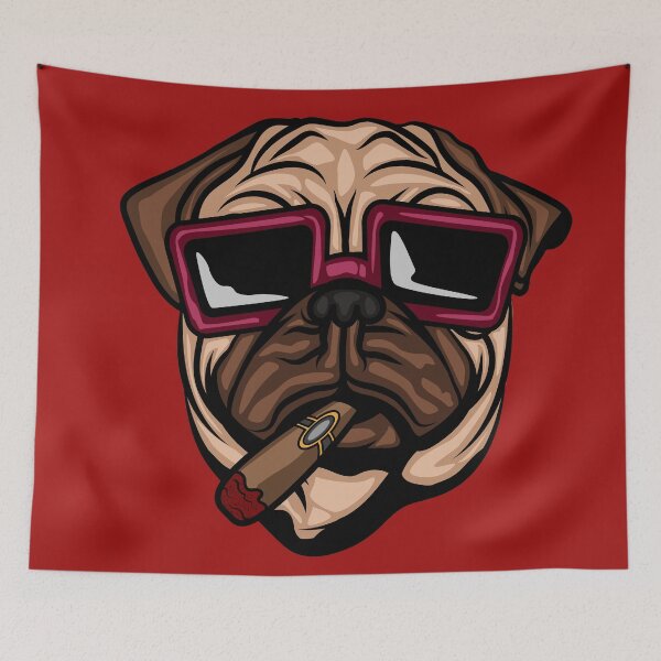 Item preview, Badass Dog with a cigare designed and sold by TALAT-SHOPS.
