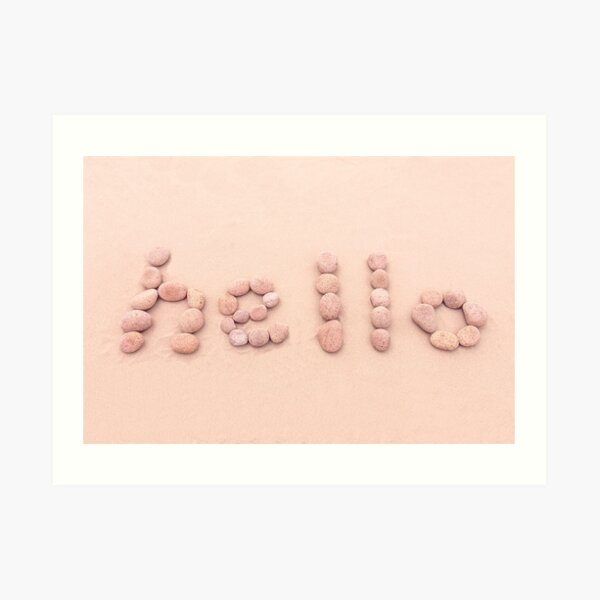 Hello Art Print