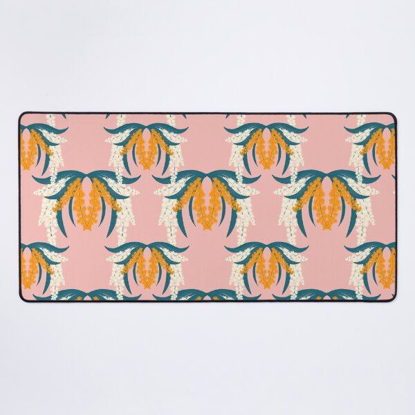 Under the Mimosa-- Pink Desk Mat