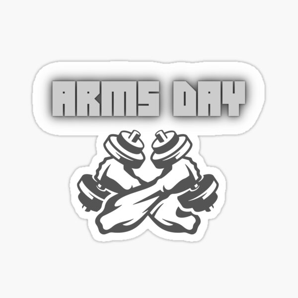 "arms day" Sticker for Sale by Alialsahhaf Redbubble