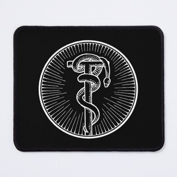 Item preview, Serpent Cross Symbol designed and sold by signsandsymbols.