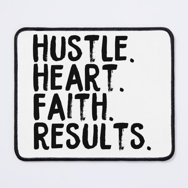 Item preview, Hustle. Heart. Faith. Results.  // Coins and Connetions  designed and sold by CoinsandConnect.