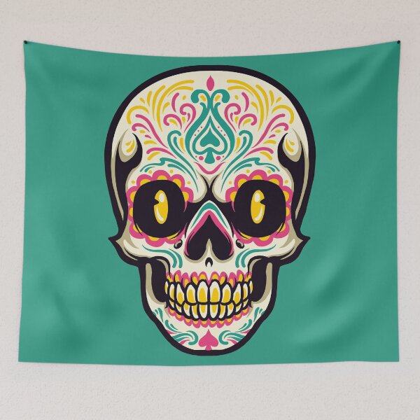 Item preview, Day of the Dead Sugar Skull designed and sold by SLAG-Creative.