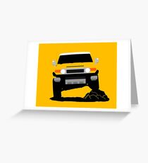 Japanese Offroader Suspension Flex Greeting Card