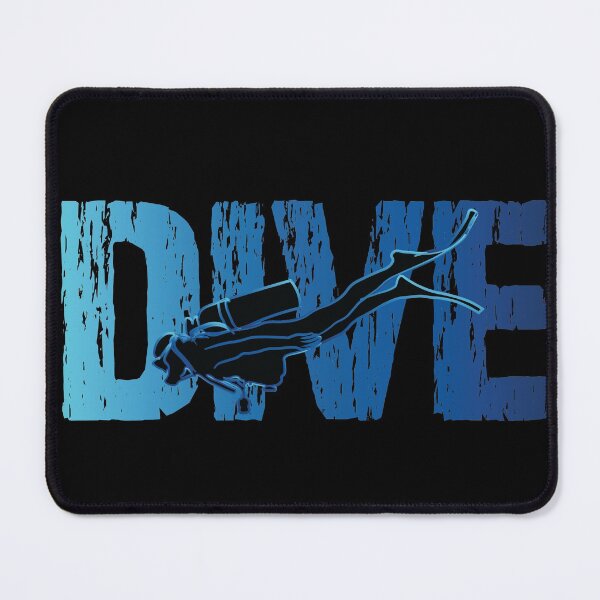 Item preview, Dive - Horizontal Text Scuba Diver designed and sold by TheInkElephant.