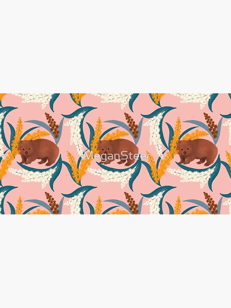 Wombat and Mimosa (aka waddle and wattle) by MeganSteer